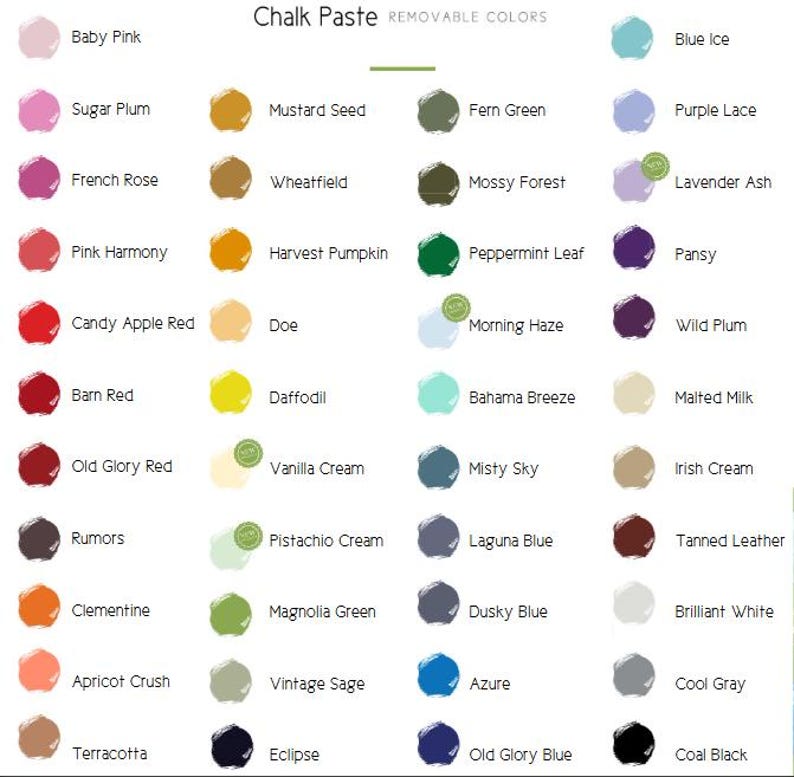 Magnolia Design Co. Chalk Paste - 3 oz Jar - Choose Your Color image 2