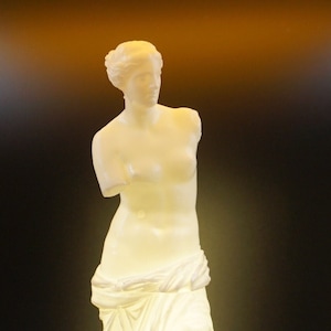 Venus De Milo Statue Illuminated