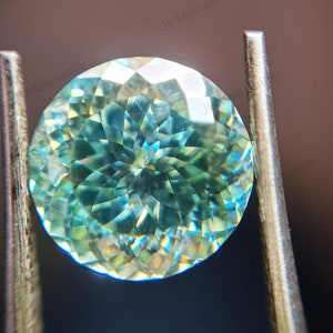1 To 6 CT Portuguese Cyan Blue Color Loose Moissanite Stone, Loose Gemstones, Color Moissanite, Affordable Moissanite Diamond Alternative