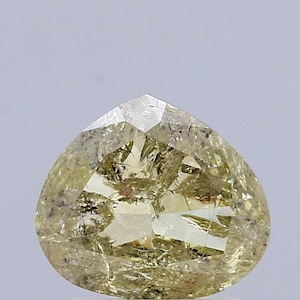 1.12 Carat Natural Fancy Yellow color Diamond ,Heart Modified Brilliant Cut Diamond , i3 Clarity ,Loose Natural yellow diamond for jewellery