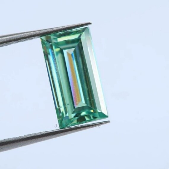 1~3ct Blau Grün VVS1 Rund Schliff Moissanit Stein Lose