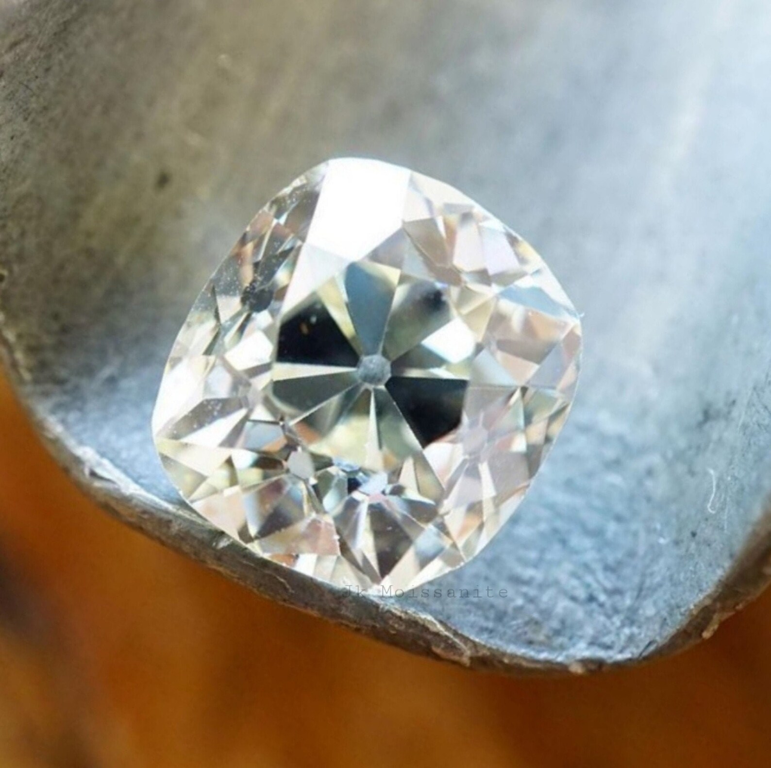 4 20 CT Oec Cushion Cut Loose Moissanite For Engagement Ring Etsy