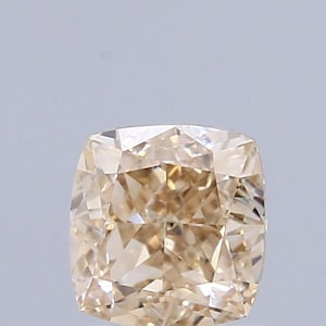 0.80 Carat Natural Fancy brownish Yellow color Diamond ,Cushion Modified Brilliant Cut Diamond , Vvs2 Clarity , for jewellery
