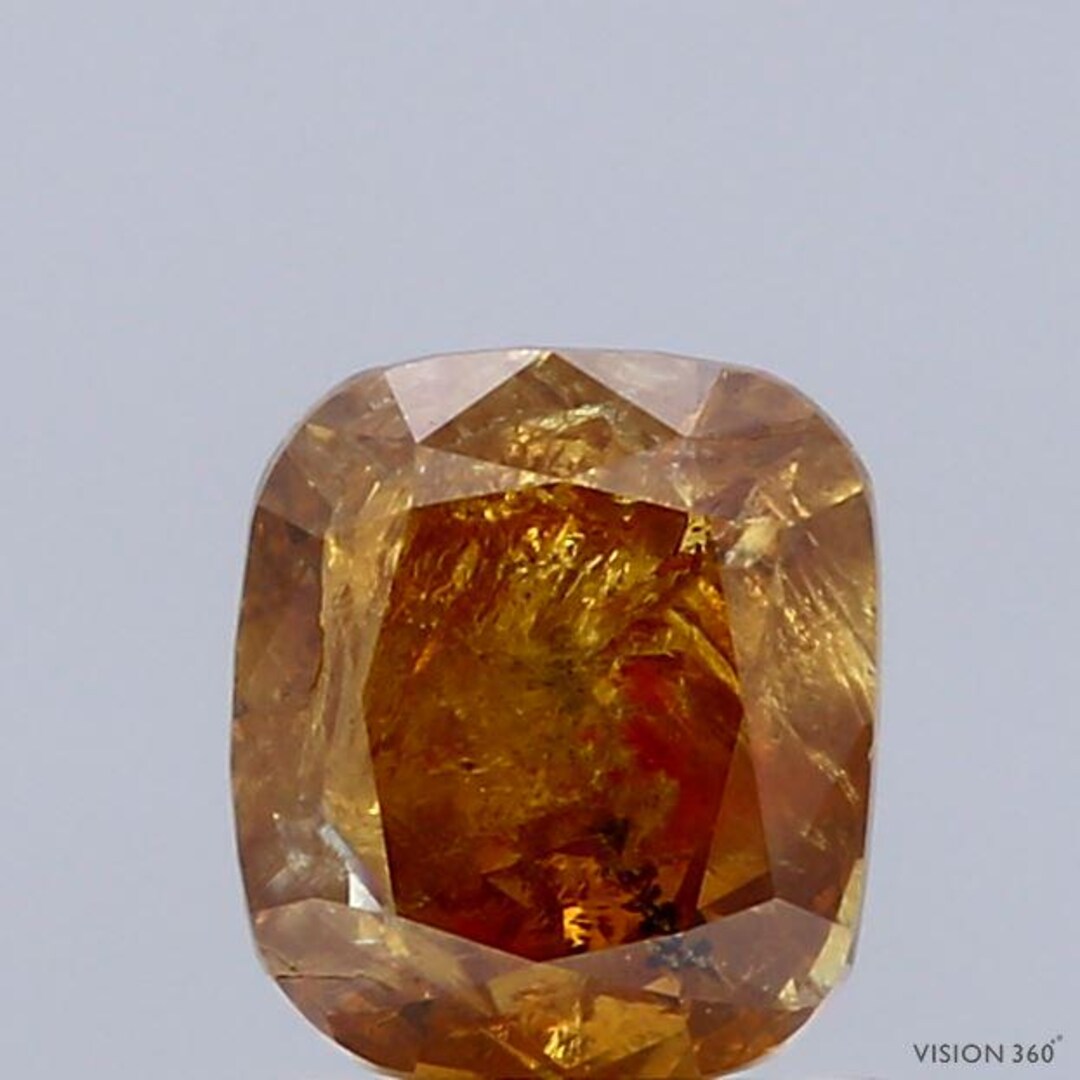 1.74 Carat Natural Fancy Brownish Yellowish Orange Color Diamond ...