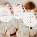 Bohemian Cupcake Topper, Baptism Cupcake Toppers Printable, Christening ...