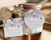 Mi bautizo spanish favor tag, gracias tags bautizo en espanol gift tag, bautizo niña, baptism gift tag in spanish, etiquetas para bautizo Il_170x135