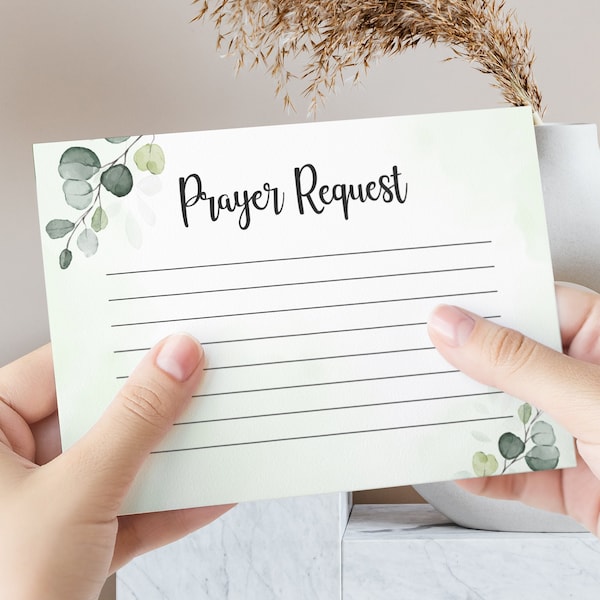 Printable prayer request cards blank, christian note cards, bible study small group, prayer note card template, christian prayer bible verse