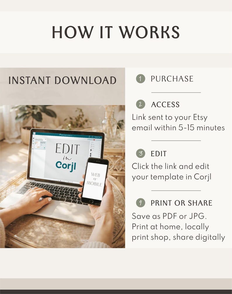Invitación de 50 años mujer, spanish 50th birthday surprise invitation, all ages adult birthday invitation printable, boho bday invite image 8