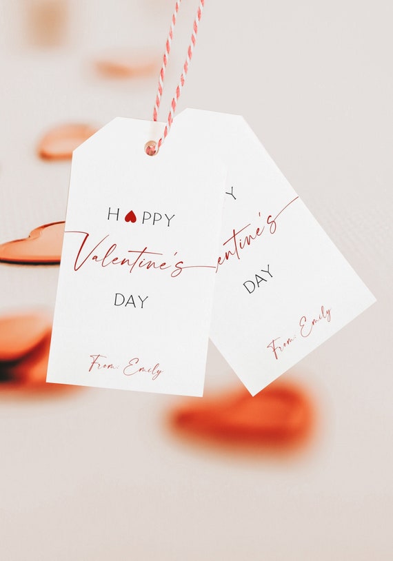 Valentine's Day Tag Gift Stickers, 2" Kraft Paper To And From Stickers For Valentine's Day Party,Gift Bags Cards,Envelope Decoration Sealing(504 Pcs