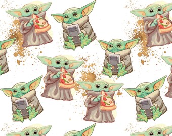 Baby Yoda Seamless Etsy