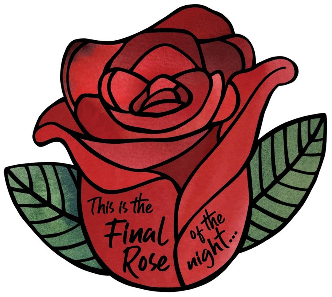 This is the Final Rose of the Night Vinyl Sticker Bach Etsy