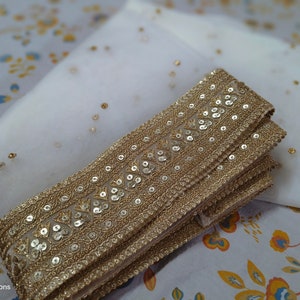White and gold Dupatta, heavy border dupatta, stole/ wrap, panjabi dupatta, can be customize in Color