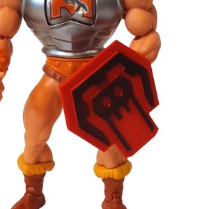 Scudo Grayskull (personaggio non incluso) / Masters of the Universe / MOTU / He-Man / Stampato in 3D / Origins