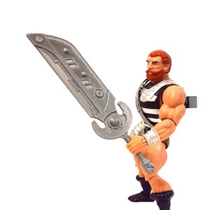 Spada da battaglia gigante per Fisto (personaggio non incluso) / Masters of the Universe / MOTU / He-Man / Stampata in 3D / Origins