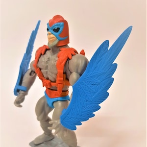Wing set for Origins Stratos (figure not included) / Masters of the Universe / MOTU / He-Man / 3D-printed / Origins