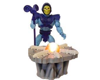 Table with LED for Mountain of Snakes Playset - fits retro and modern 5.5 inch/14 cm action figures