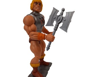 Stridsyxa för hjältemodig ledare - passar retro och moderna 5,5 tum/14 cm actionfigurer