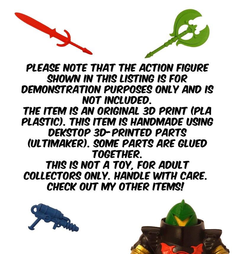 Super Blaster figure Not Included / Masters of the Universe / MOTU / He