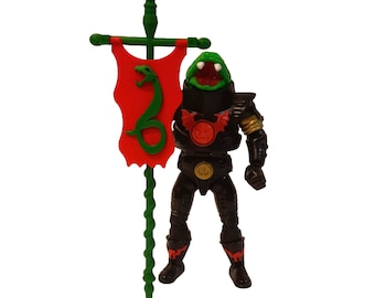 Snake War Flagge - passend für retro und moderne 14 cm Actionfiguren