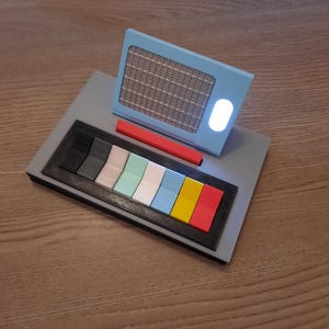 Desktop Retro Intercom Prop with LED - TV 1966 - Cosplay - Starship - Science Fiction