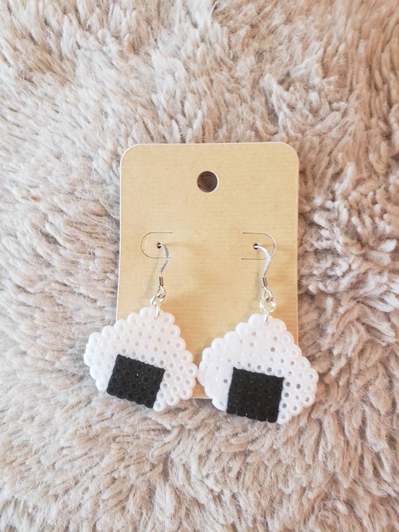 Fuse Bead Earrings Etsy