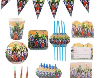 Dragon Ball Z Party Decorations Etsy