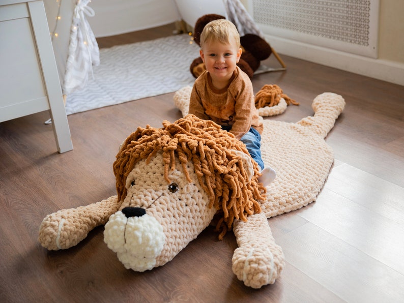 Lion nursery rug Animal rug nursery Safari nursery decor Lion Etsy