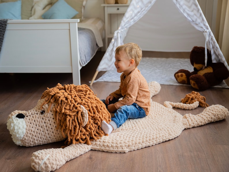 Lion Nursery Rug Animal Rug Nursery Safari Themed Nursery Etsy UK