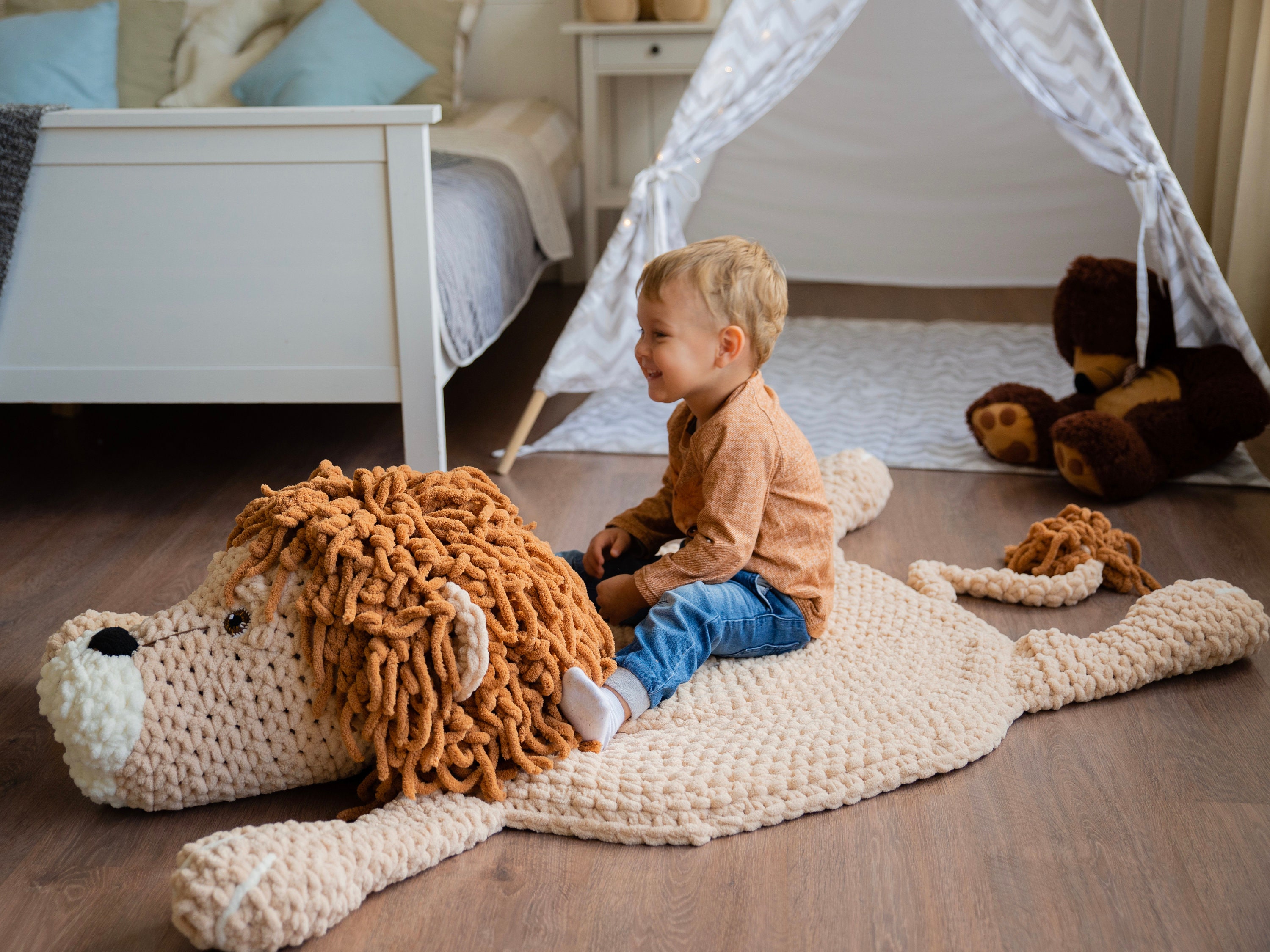 Lion nursery rug Animal rug nursery Safari nursery decor Lion Etsy
