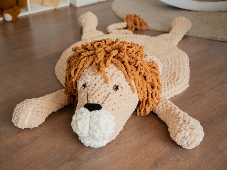Lion Nursery Rug Animal Rug Nursery Safari Themed Nursery Etsy UK