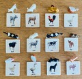 Montessori and Waldorf learning Farm Animal, sustainable match toys cards perfect for homeschooling. product logo