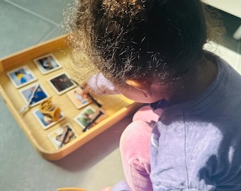 Musical Instrument Matching Game: Montessori Homeschool Toy