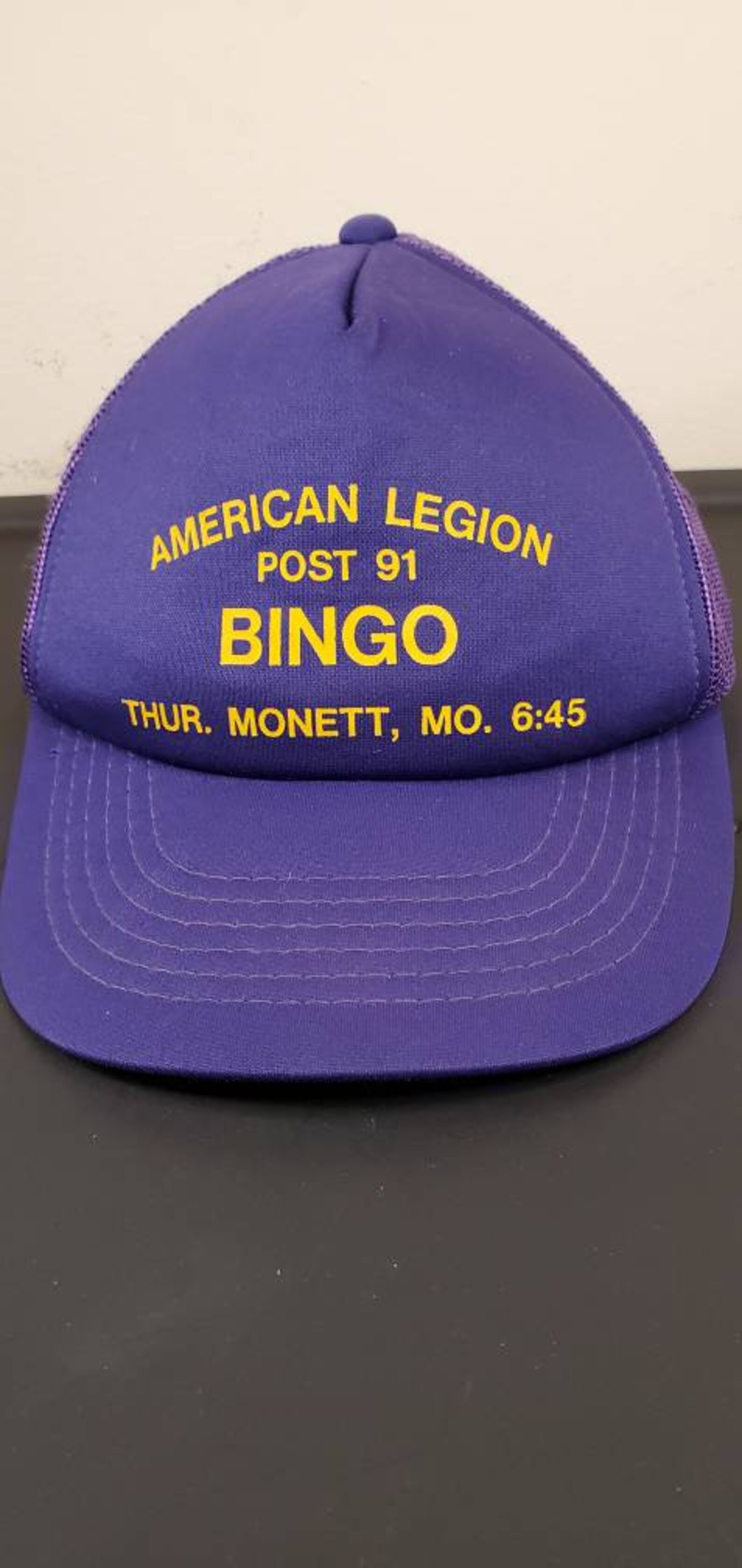 Vintage American Legion Bingo Hat Etsy
