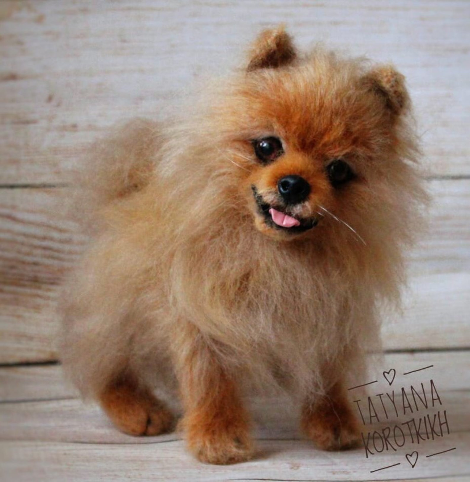 CROCHET PATTERN A Spitz Dog Realistic Copy POMERANIAN Etsy UK