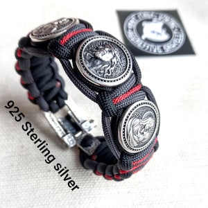 Religiöses Schutzamulett. Jesus Christus, der heilige Nikolaus, Jungfrau Maria. Silber 925 Sterling. Ostergeschenk der Luxusklasse.