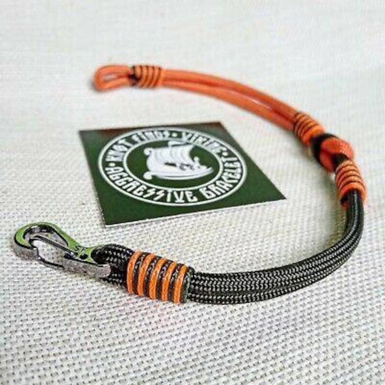 Climber Bracelet. Bangle Rope. Paracord Carabiner Bracelet. Etsy