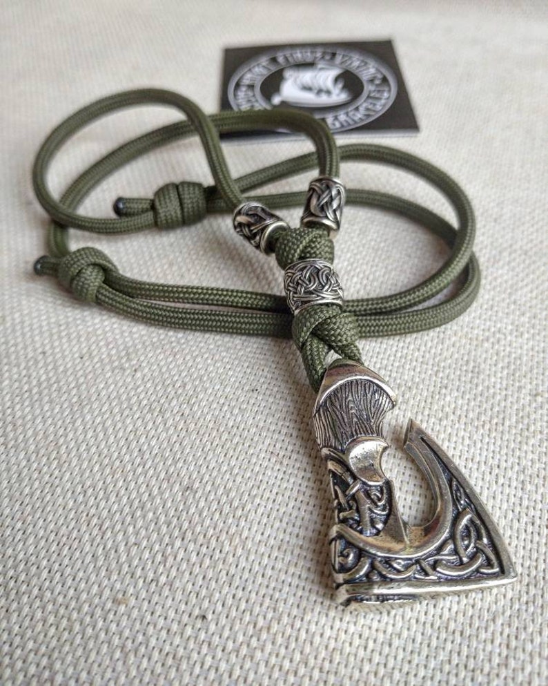 Men's Necklace. Paracord Necklace With Pendant. Necklace Etsy