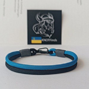 Marine bracelet. Sea regatta bangle. Sailing bracelet. Extreme durable. Bangle rope.