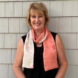 Kimono Silk Flat Scarf - KF006