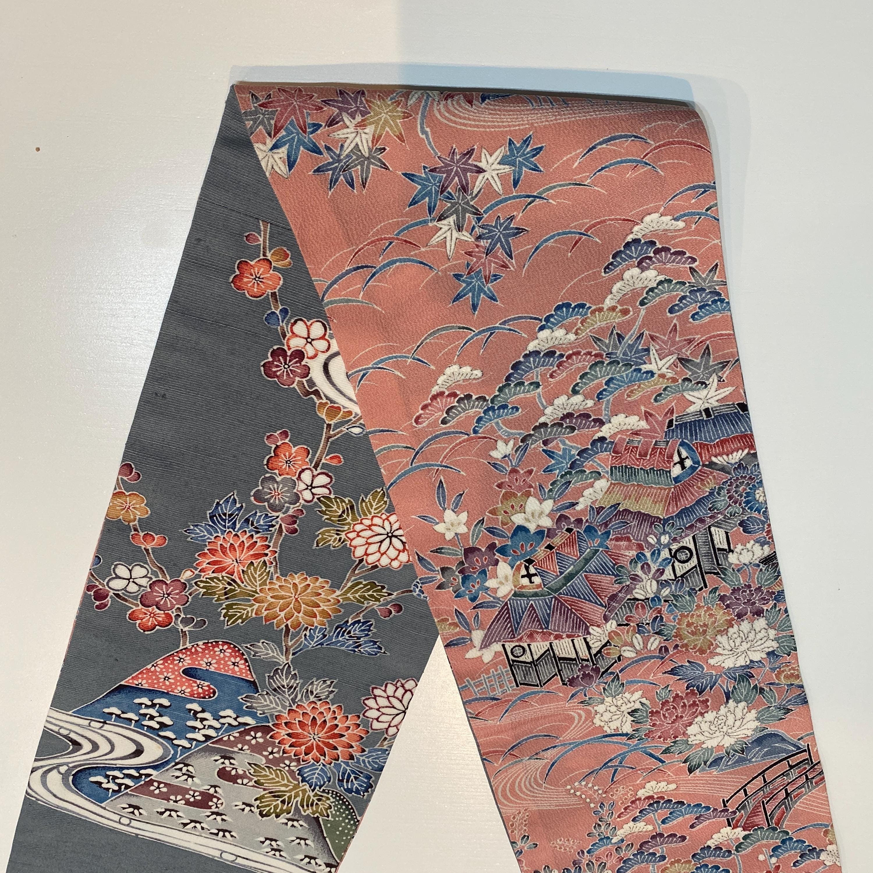 Kimono Silk Infinity Scarf - K247