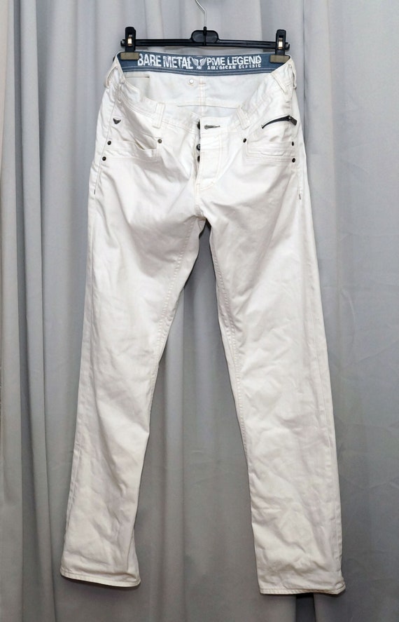 Implementeren Pickering Onenigheid White Vintage PME LEGEND Jeans . Aviator. W34 L34 - Etsy Norway