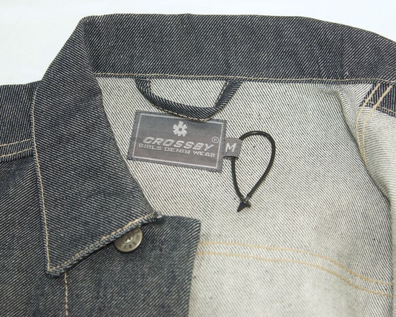Vintage jean rider Jacket, grey cotton Jacket , Bike… - Gem
