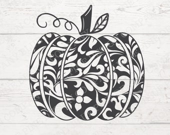 lace pumpkin svg, Fall svg, pumpkin svg, swirly pumpkin, Halloween svg, pumpkin clipart, svg cut files