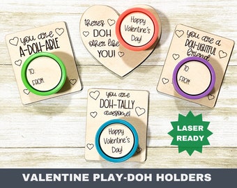 play doh valentine, valentine files glowforge, playdoh valentine svg, play doh valentine cards, play doh valentine laser cut files