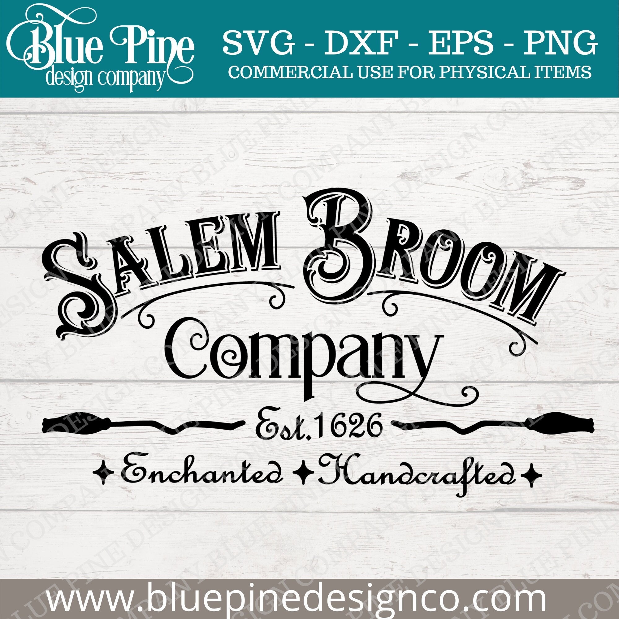 Halloween Svg Salem Broom Co Svg Halloween Shirt Svg Etsy