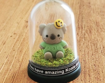 Personalised Miniature Koala Bear, Boyfriend Gift, Girlfriend Gift, Teacher gift, Graduation gift, Koala message in a bottle, Koala pun gift