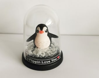 Miniature Penguin Gift Personalised message penguin pun gift, Girlfriend gift, Boyfriend gift,  Friend gift, Father's Day gift, Hug gift