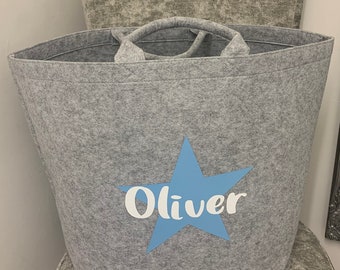 personalised toy storage basket