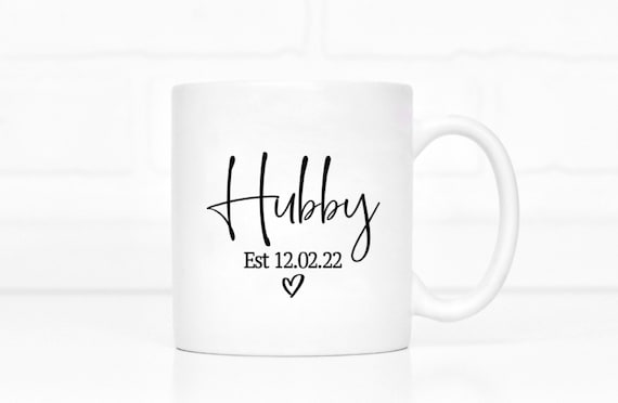 Wifey mug, Hubby Mug, Wife Mug, Husband Mug, wedding gift, Wifey Coaster, Hubby Coaster