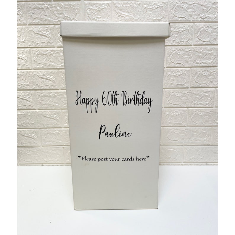 Personalised Birthday Party Post Box. Card Post Box Etsy UK
